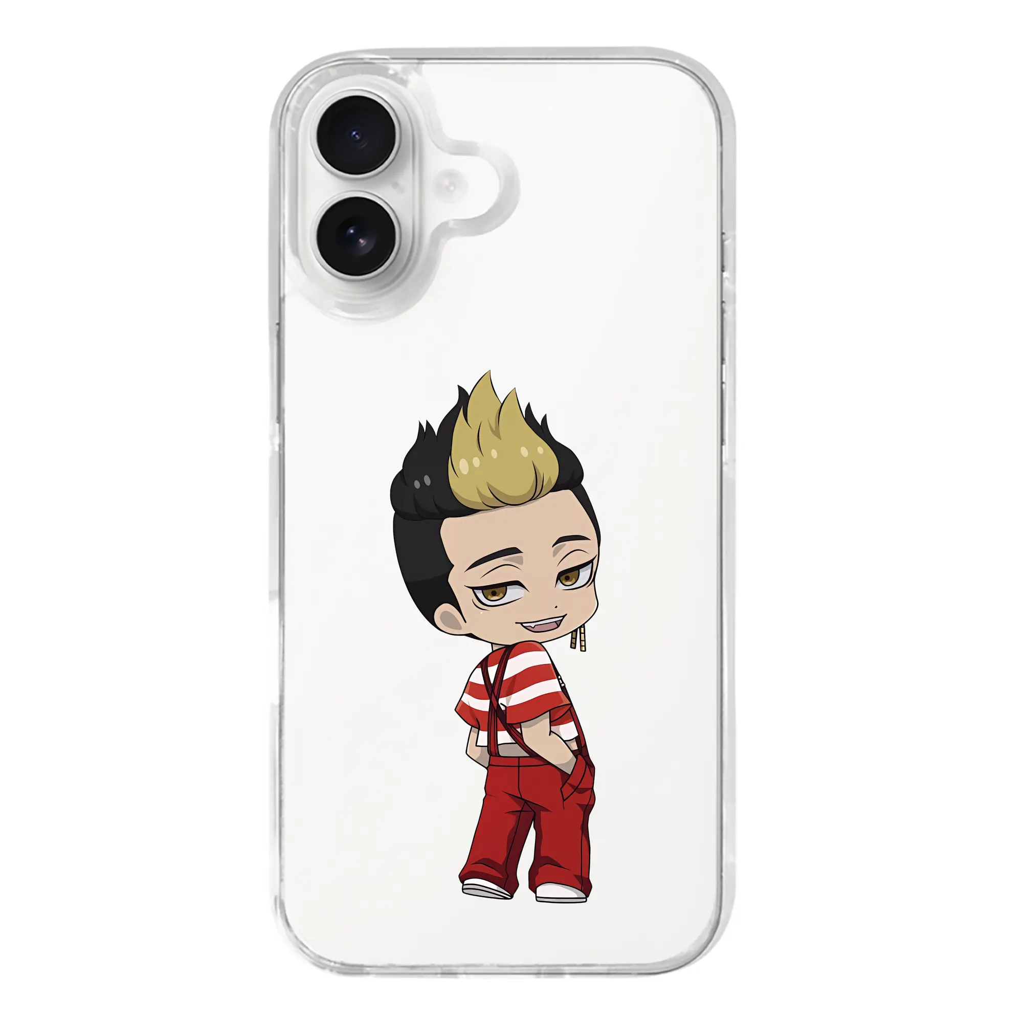 東京リベンジャーズ グッズ,半間修二 - iPhone 17シリーズ 透明スマホケース – 薄型・耐衝撃・精密フィット保護カバー